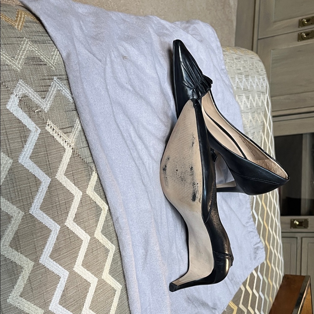 Talbots Black Pointed Toe Heels